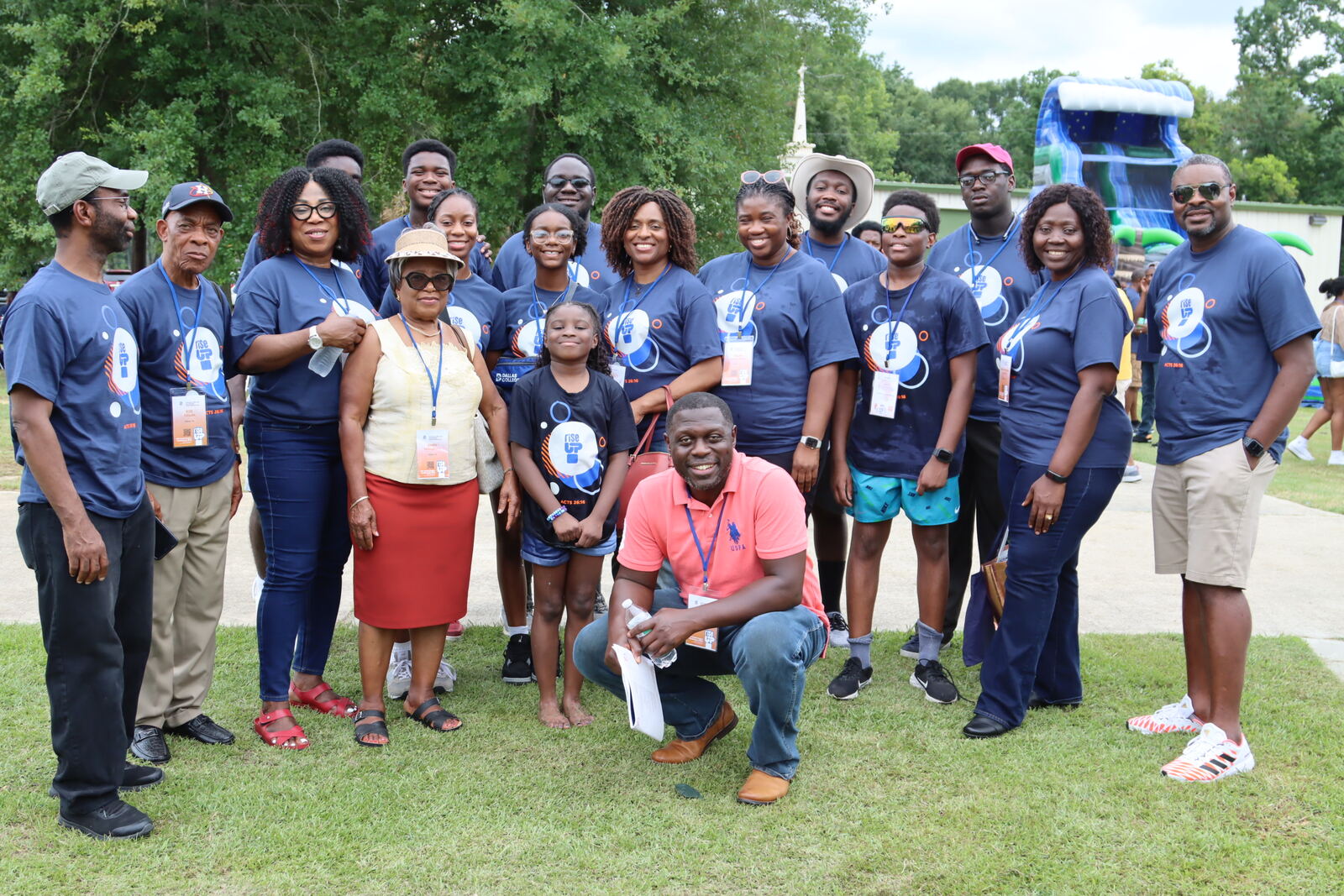 ACF Dallas members together in matching conference shirts at the 2024 South Region Conference in Baton Rouge