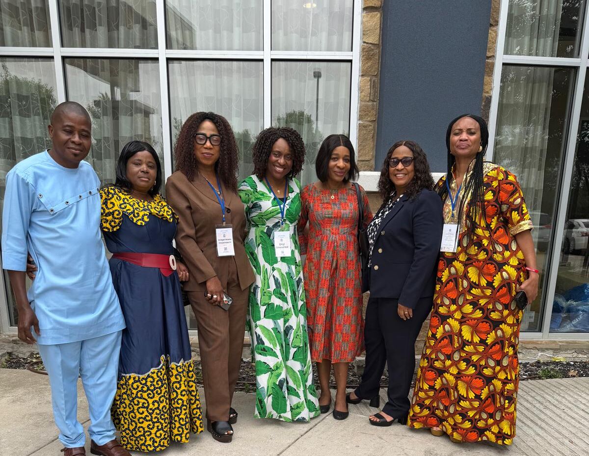 ACF Dallas members dressed up and smiling together outdoors